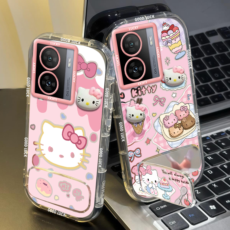 女新款卡通公仔支架手机壳