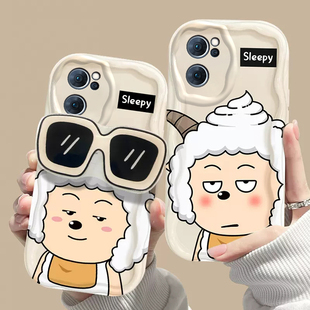 适用于opporeno7手机壳新款女可爱潮reno7pro保护套Rone7se5g全包oppReon7por软硅胶opp0pp0ppo防摔opopreno7