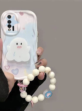 适用华为nova6手机壳白色幽灵4G5g版NOVA6se保护套女款可爱卡通新款全包防摔硅胶软壳超薄华为nova6se保护壳