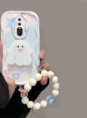 适用oppoa9手机壳白色幽灵OPPOA9X保护套PCAM10新款oρpoa9X可爱0ppoa9软硅胶全包防摔卡通女款oppoA9x手机壳