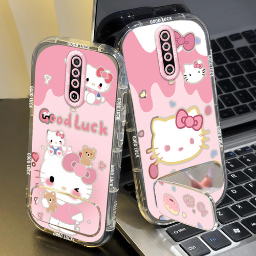 新款镜面泡芙支架手机壳