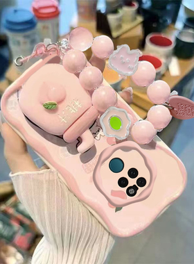 适用华为Mate20手机壳女可爱手链支架华为mate2PRO保护套卡通hma一al00新款软壳硅胶超薄华为mate20pro保护壳