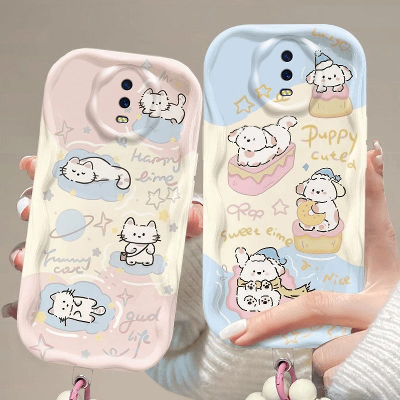 四小猫适用于OPPOR17手机壳手链硅胶全包超薄新款防摔软壳不顶膜潮网红个性