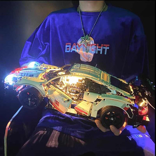2026保时捷911跑车拼装赛车汽车适用于乐高难度积木玩具模型8礼物