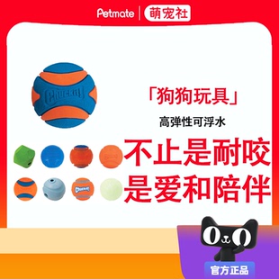 petmate橡胶球chuckit球宠物狗狗玩具耐咬磨牙互动发声遛狗边牧