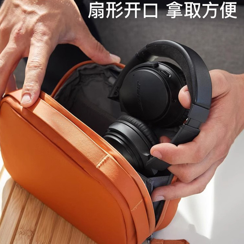 2025新款二合一多功能数码收纳包数据线双层防水耐磨收纳袋