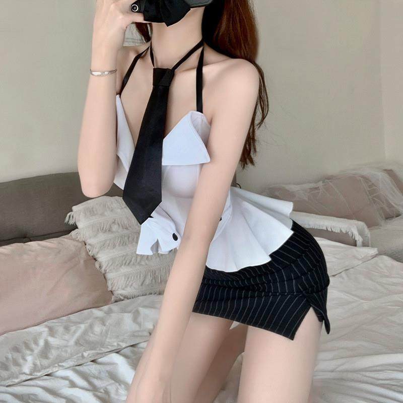 秘书OL制服套装短裙女教师包臂裙内衣情趣角色扮演上班服性感睡衣