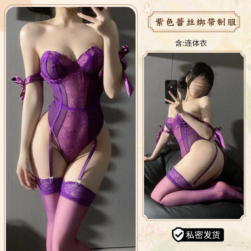 性感小胸显大约会套装内衣
