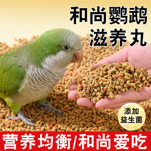 和尚鹦鹉滋养丸粮食专用鸟粮饲料