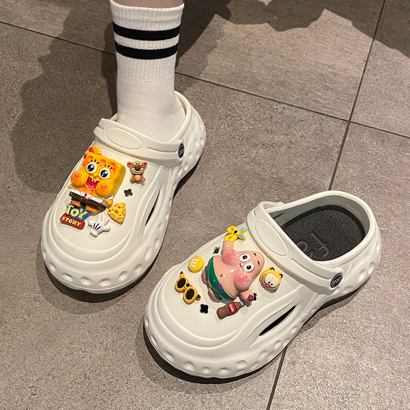 素屋情侣EVA增高洞洞鞋