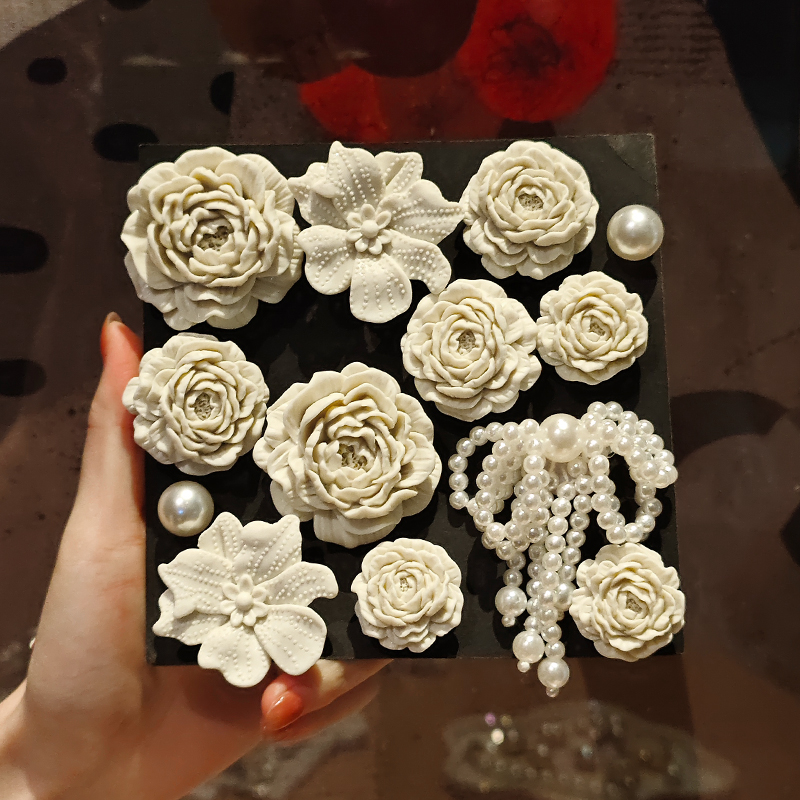 小红书爆款  泡芙珍珠crocs洞洞鞋配饰鞋扣配件高级感diy鞋花饰品