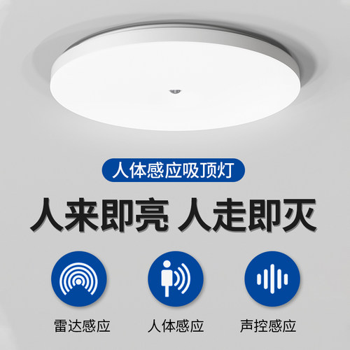 金雨莱感应吸顶灯过道楼道走廊