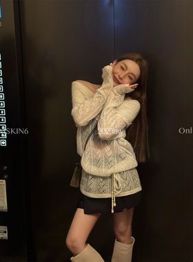 MSKIN6早秋A字显瘦高腰包臀裙裤女聚酯人棉防走光修身拉长腿型