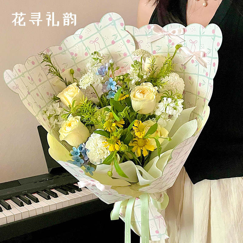 旷野拾梦风华纸花束包装纸清新艺术纸鲜花包装材料手工花艺资材,鲜花速递/花卉仿真/绿植园艺,花艺包装纸,淘宝优惠券,粉丝福利购,淘宝优惠卷