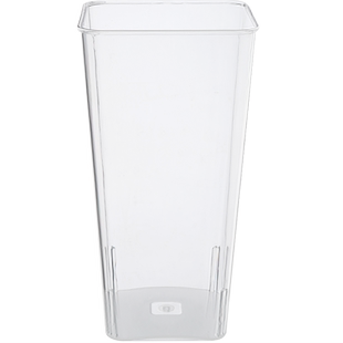 亚克力透明花瓶家用深水养花桶防摔筒圆筒水培器皿花艺大号醒花桶