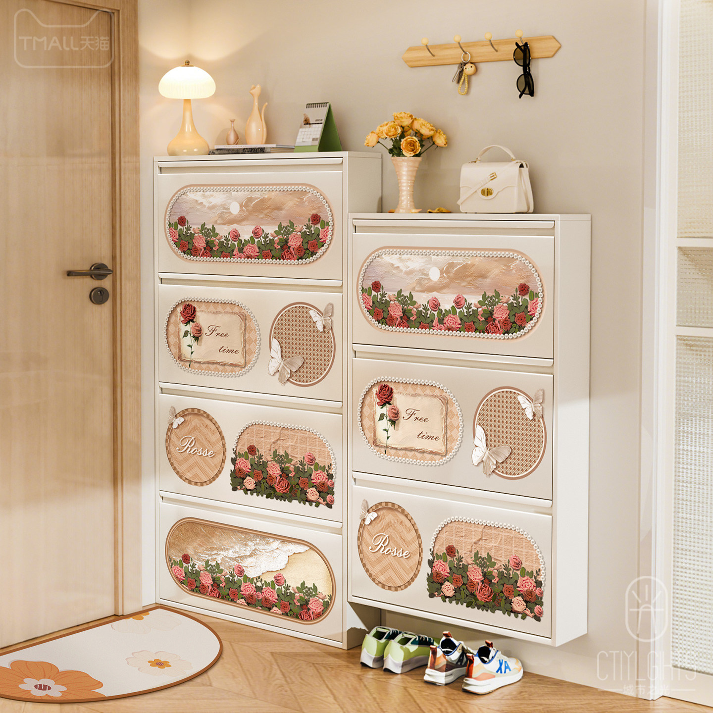 超薄鞋柜小窄家用门口极窄小户型