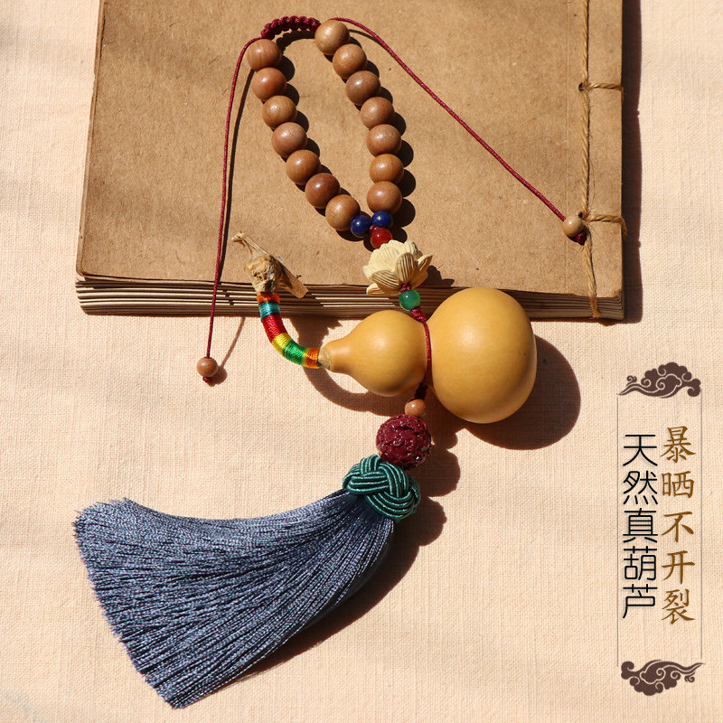 天然真葫芦汽车挂件车内吊饰平安桃木珠朱砂貔貅车载挂饰2025新款,汽车用品/电子/清洗/改装,车挂,淘宝优惠券,粉丝福利购,淘宝优惠卷