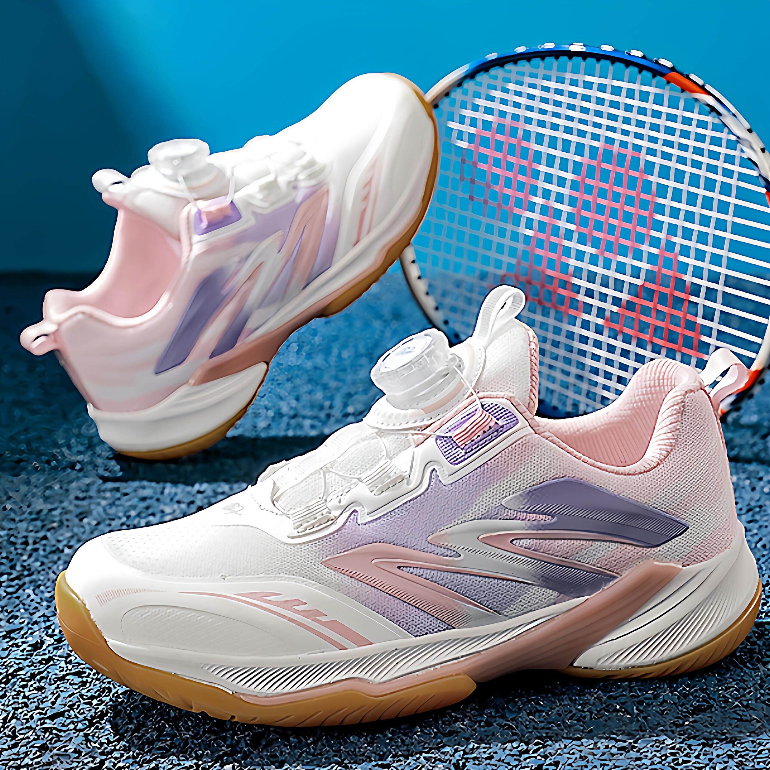 青少年中小学生儿童专业羽毛球鞋透气网面运动鞋防滑减震训练女鞋