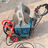 加厚可挂墙30 50米不锈钢高压洗车机管收纳架水管车绕清洗喷枪款