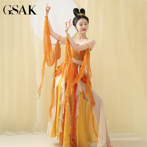 GSAK敦煌飞天汉服飘逸不规则