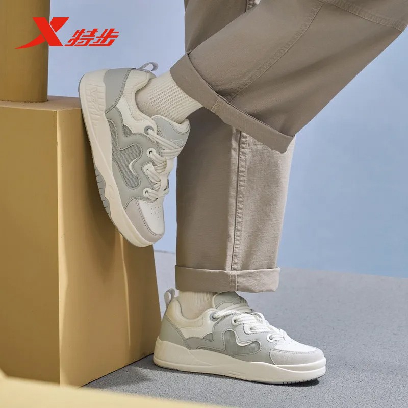 特步云朵鞋|板鞋女鞋运动鞋