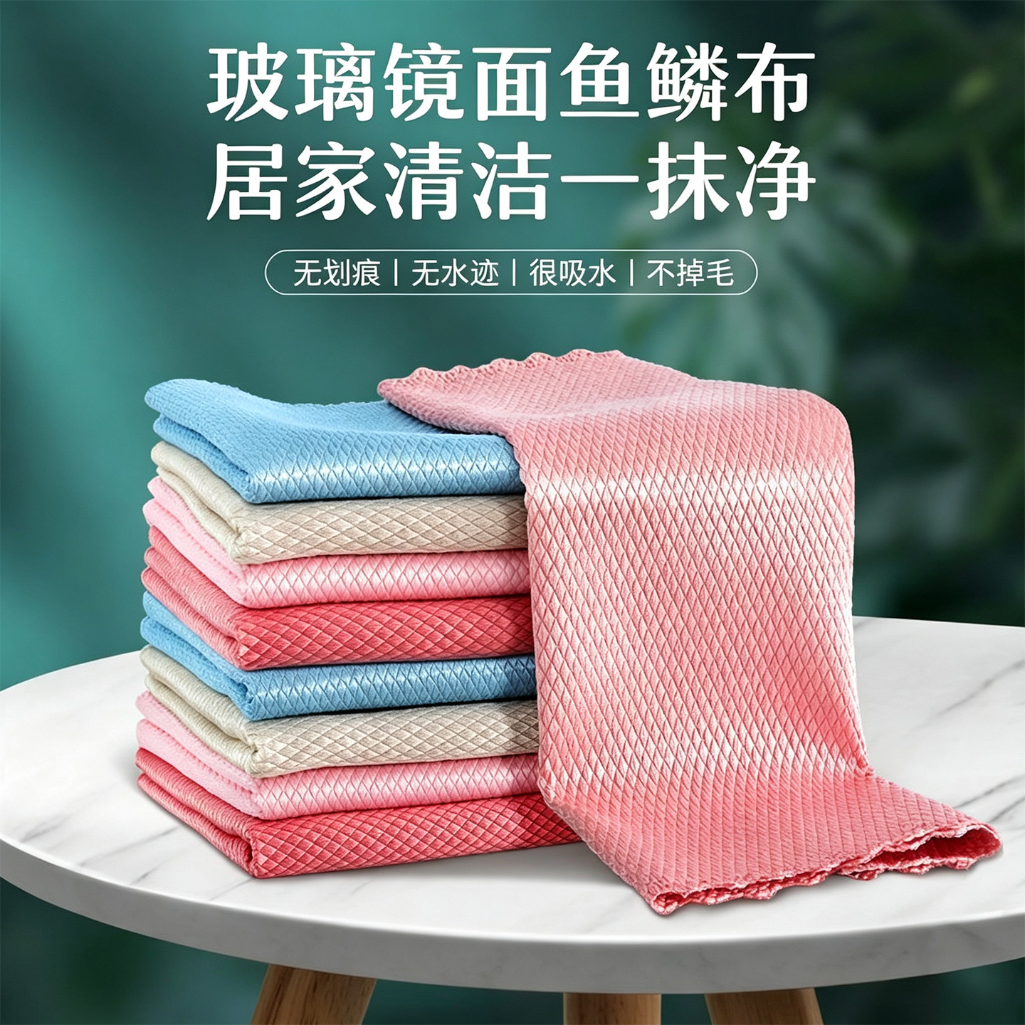 镜面清洁不留痕专用抹布图片