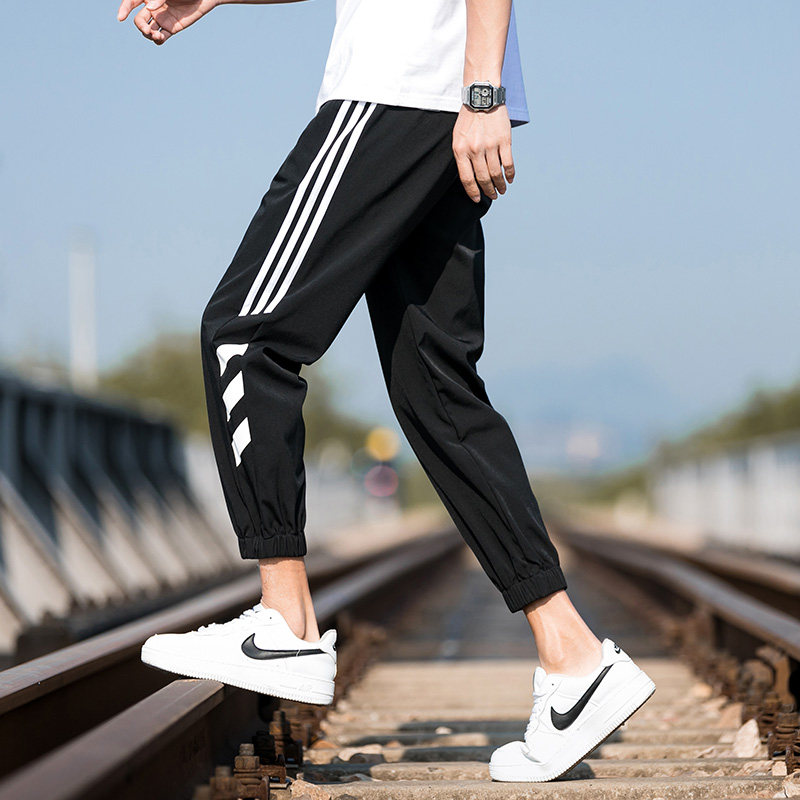 夏季九分运动男哈伦束脚裤韩版潮流新款男士休闲裤子K04-P28,男装休闲裤,星座815-2
