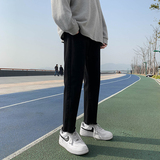 22直筒宽松毛边牛仔裤男韩版潮流裤子春夏薄款休闲九分裤G22-P38，男装牛仔裤，星座815-2