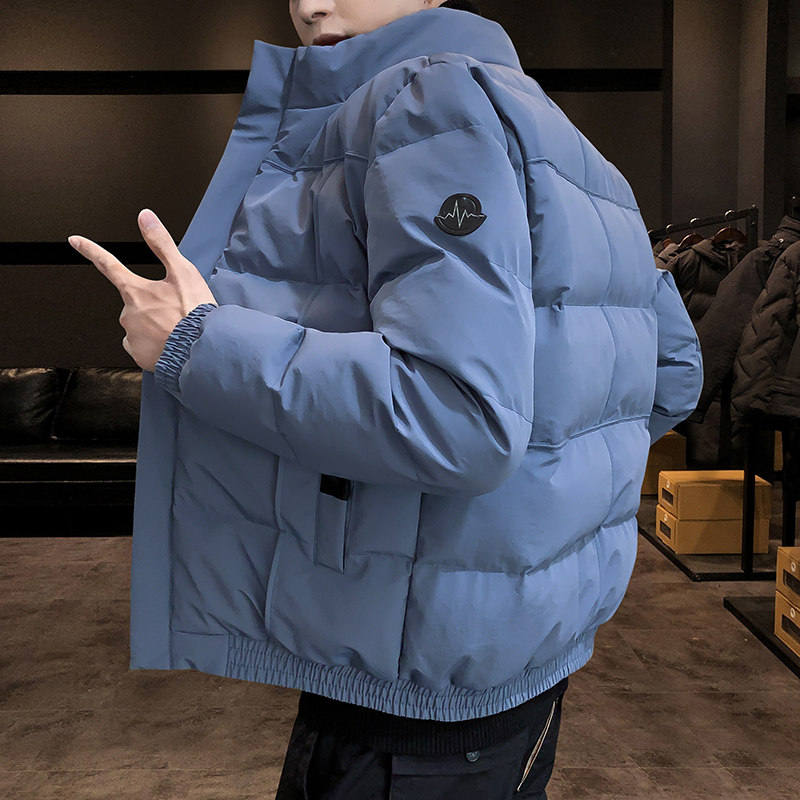 跑量冬装棉衣男外套男冬季纯色立领棉服青年M8228-P60,男装棉衣,星座815-2