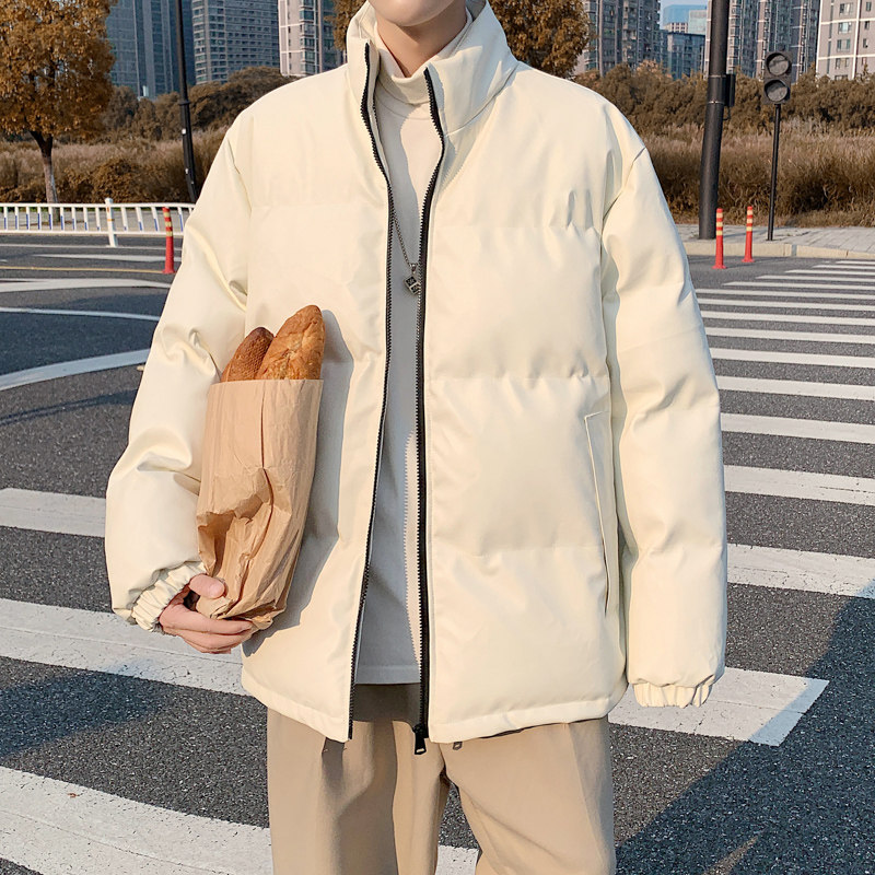 男装棉衣男PU皮棉服2023年新款宽松面包服立领冬装棉袄M2101-P105,男装棉衣,星座815-2