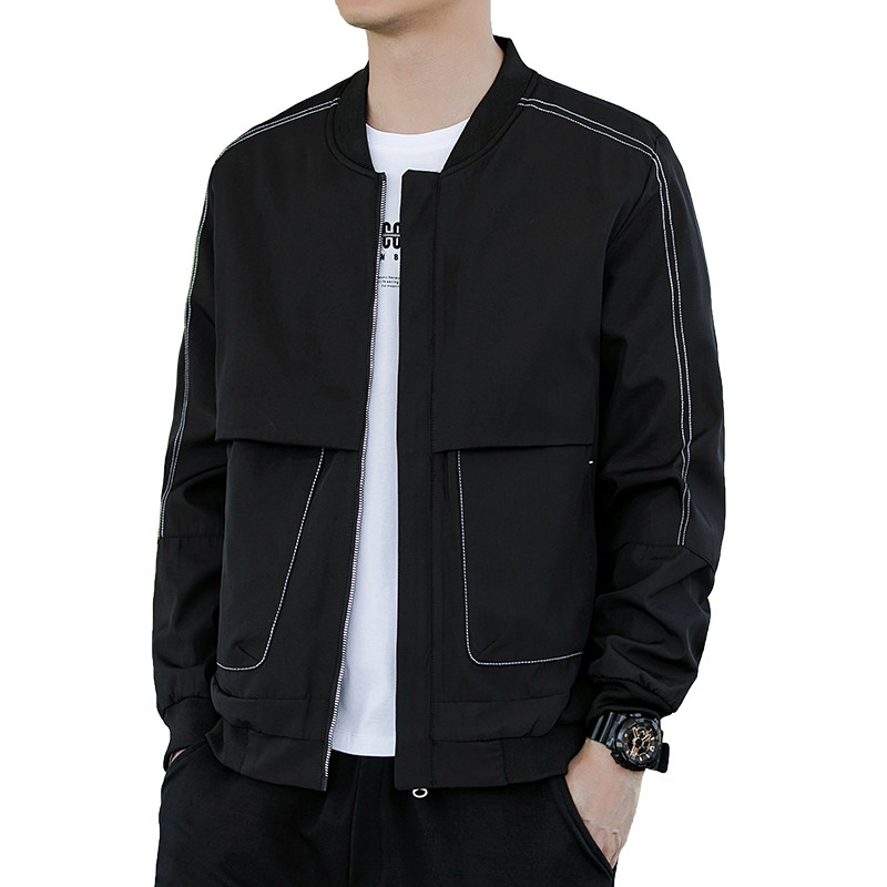 夹克男2023秋冬新款韩版棒球服外套修身男士衣服青年J837-P28,男装夹克,星座815-2