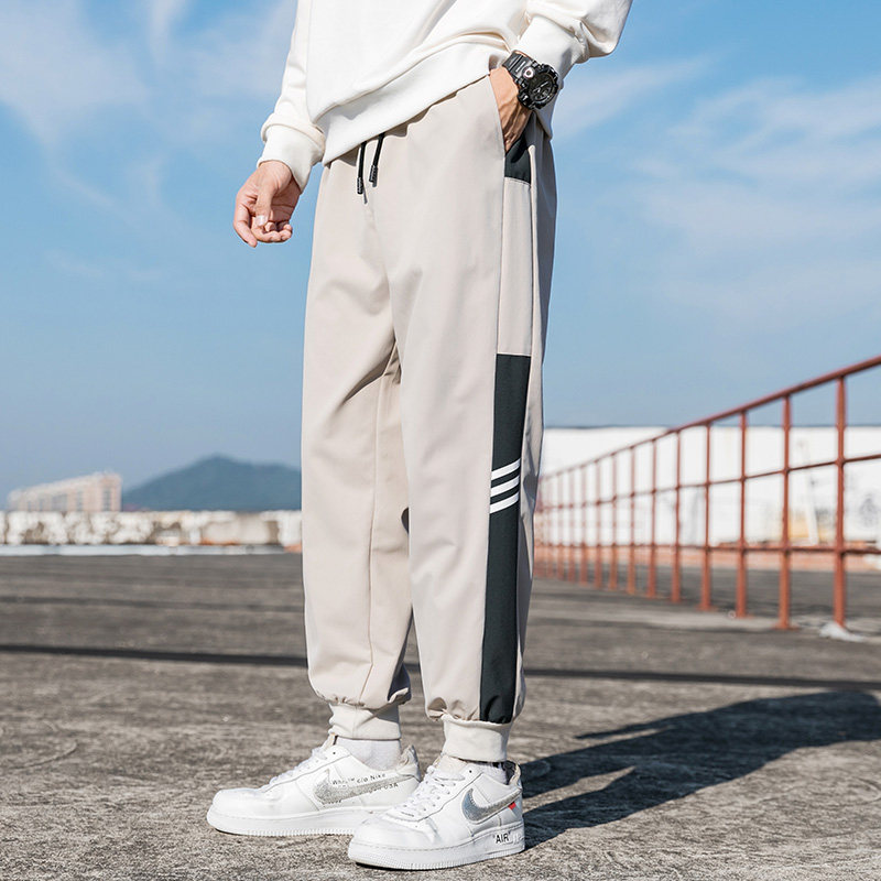 2023春秋新款男士简约百搭休闲宽松工装九分裤K227-P35,男装休闲裤,星座815-2