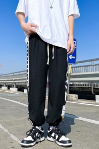 22港风宽松高街春季ins复古潮流束脚裤韩版休闲裤 A97-P35图片