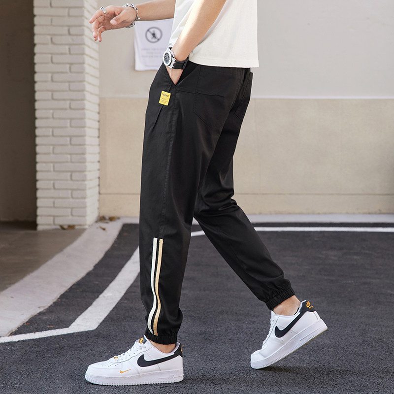 2023春夏松紧腰束脚宽松哈伦休闲裤男M-5XL码K2283-P45,男装休闲裤,星座815-2