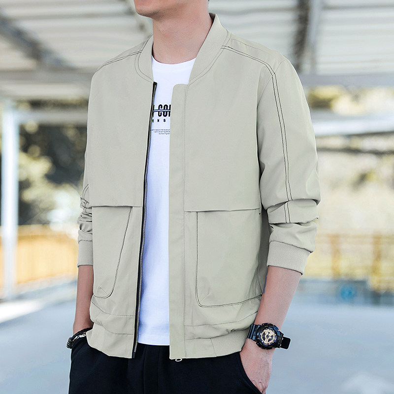 夹克男2023秋冬新款韩版棒球服外套修身男士衣服青年J837-P28,男装夹克,星座815-2