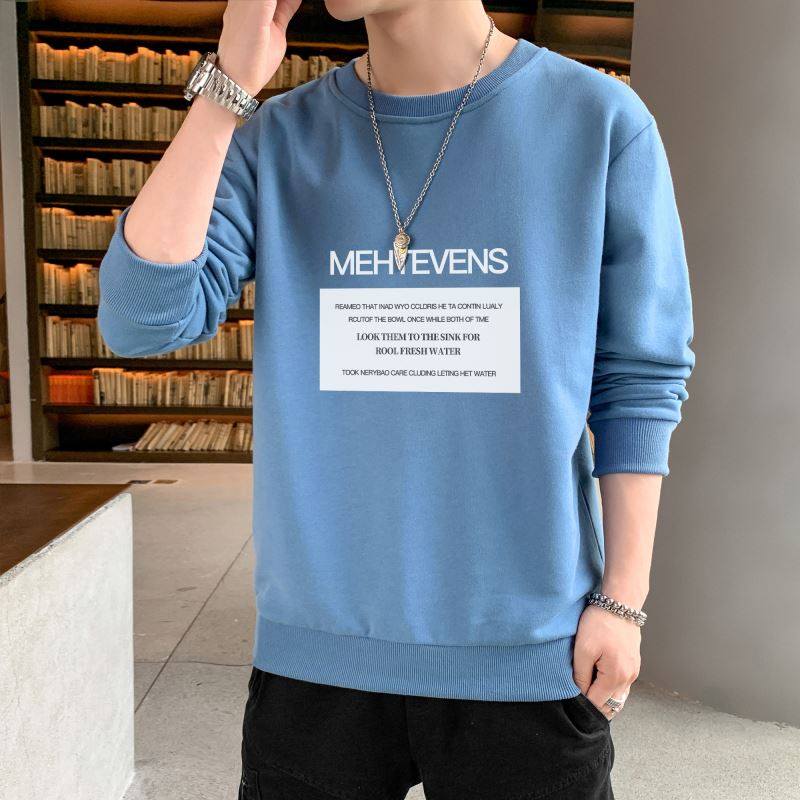 Men's long sleeve casual spring new spring fashion autumn top top top