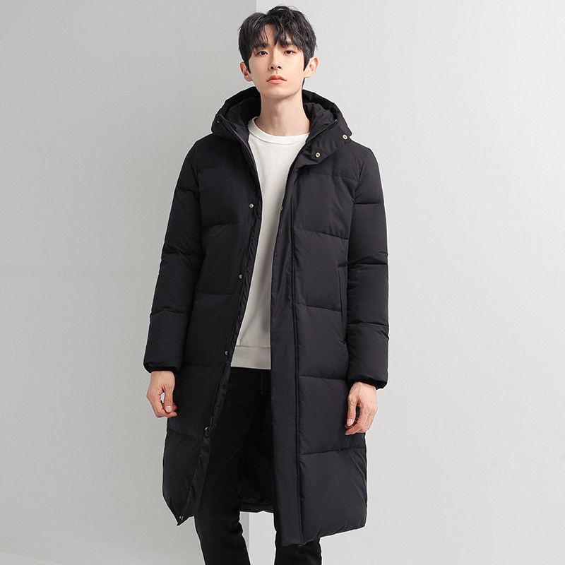 冬季长版羽绒服情侣休闲运动潮外套同款可印花压标Y8006-P120,男装羽绒服,星座815-2