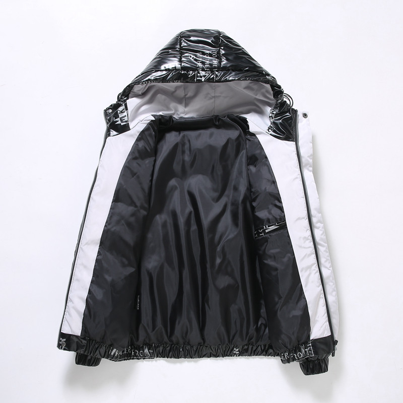 2023新款印花涂鸦情侣冬季加厚短款带帽修身羽绒服时尚Y2219-P115,男装羽绒服,星座815-2