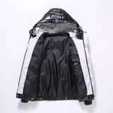 2023新款印花涂鸦情侣冬季加厚短款带帽修身羽绒服时尚Y2219-P115，男装羽绒服，星座815-2
