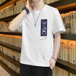 22跑量夏季薄款透气短袖t恤男轻商务休闲冰丝男打底衫T006-P10图片