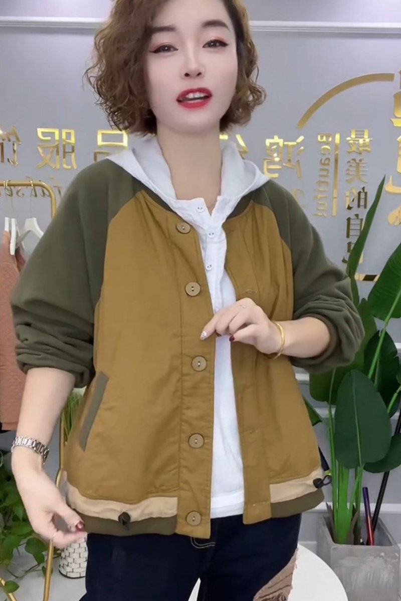 梦伊甸文艺常规款夹棉小棉衣外套