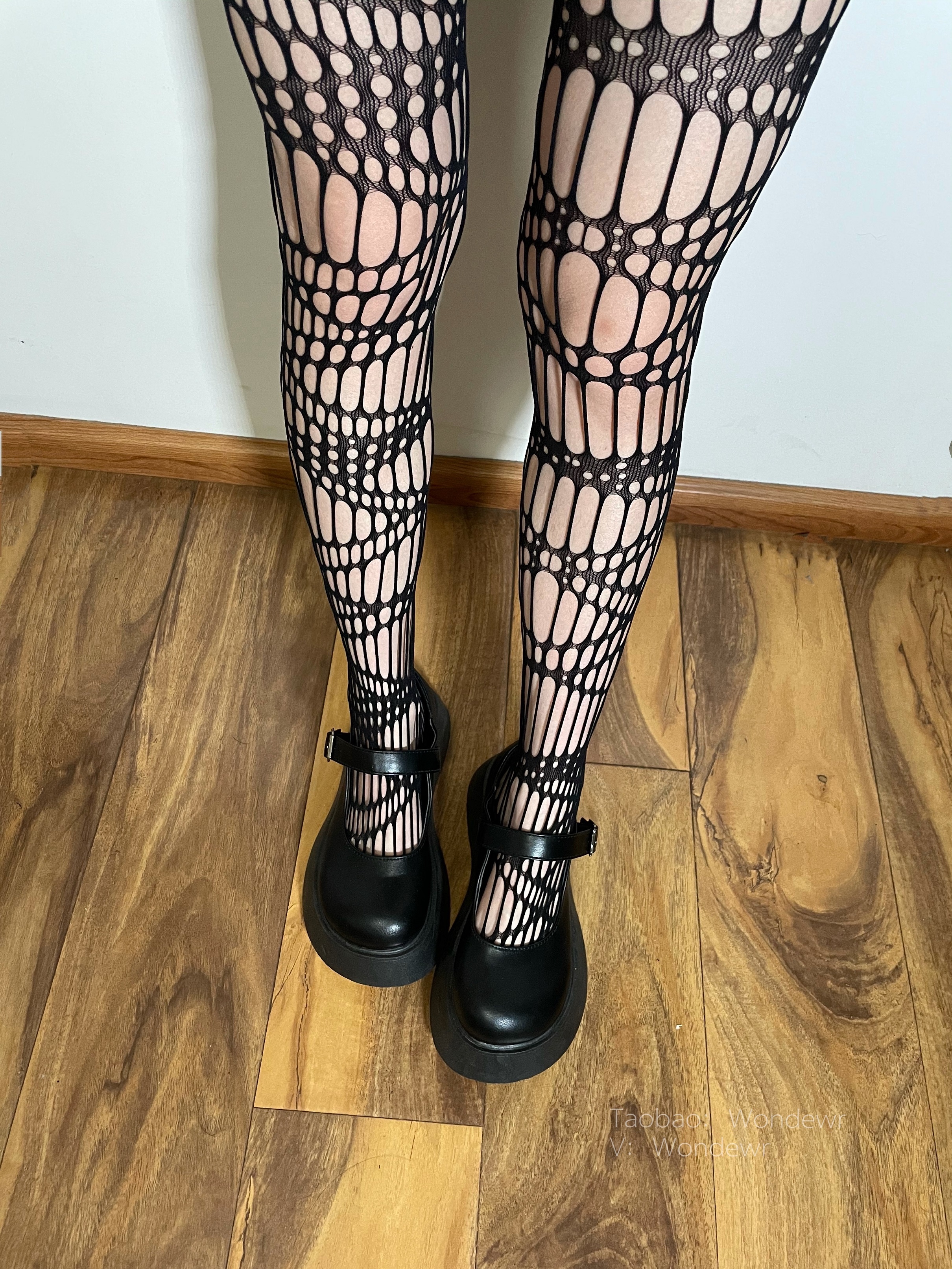 暗黑镂空欧美渔网丝袜