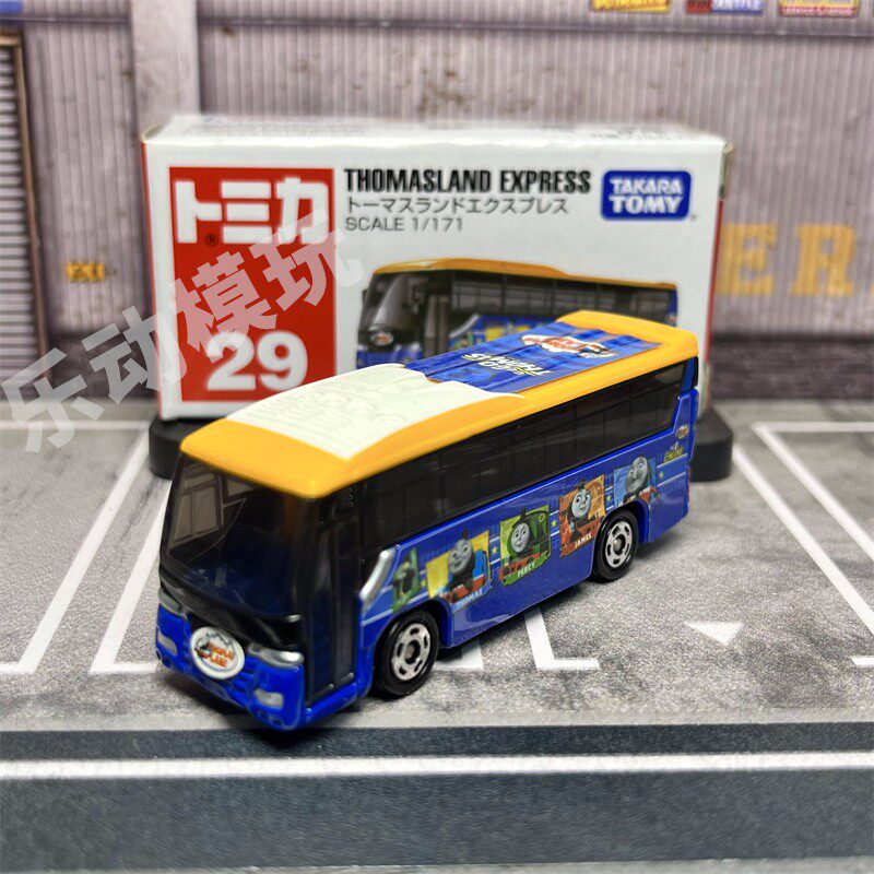 TOMY多美卡红白盒29号托马斯乐园巴士日本限定版合金小车模型玩具