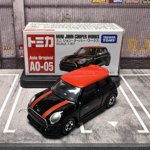 TOMY多美卡正品红白盒AO-05宝马MINI COOPER合金小车模型玩具摆件