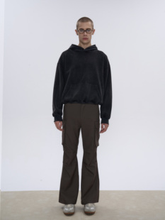 23AW大口袋打褶中性工装 life 通勤微喇工装 西裤 fit Set Clean for