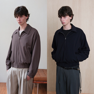 25FW life 千鸟暗纹磨毛拉链夹克 for Set