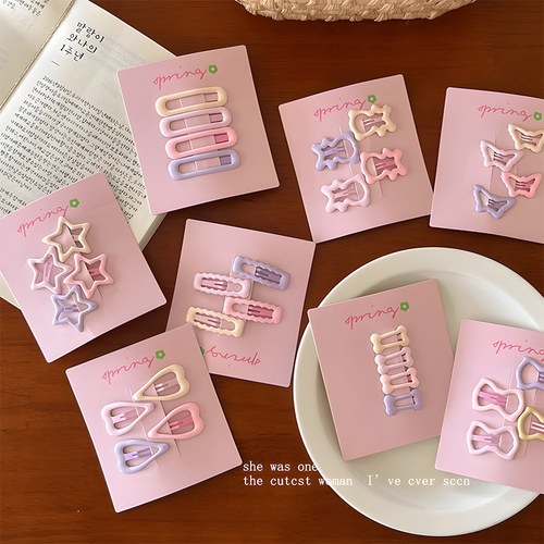 狗狗发卡小香风BB夹缤纷色彩色小夹子小体比熊泰迪发夹宠物小头饰