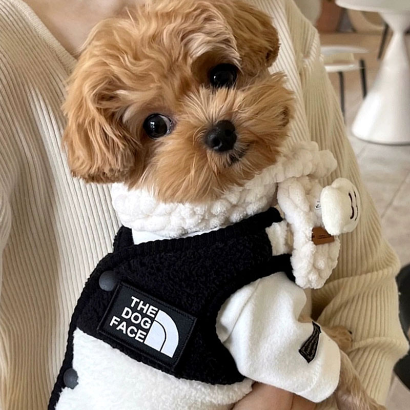 狗狗衣服2025新款冬装小狗冬天保暖厚款加绒按扣棉衣比熊两脚马甲