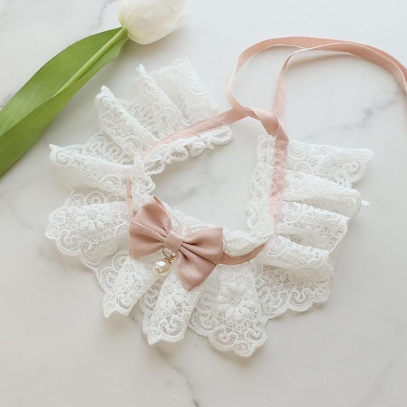 狗狗围脖夏天蕾丝项圈装饰比熊泰迪宠物口水巾蝴蝶结可爱铃铛围兜,宠物/宠物食品及用品,围巾/口水巾,淘宝优惠券,粉丝福利购,淘宝优惠卷