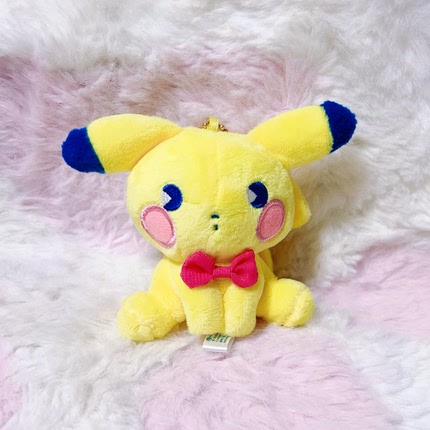 日本购娃娃机正品pokemon宝可梦皮卡丘毛绒公仔挂件挂饰玩偶娃娃
